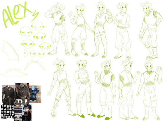 diseño de personaje (en base a descripción)